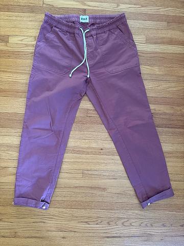 Twill drawstring pants (organic cotton)