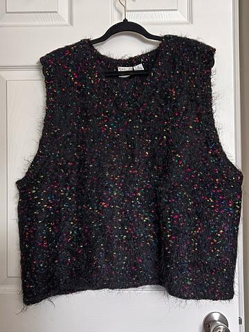 Mohair sweater vest