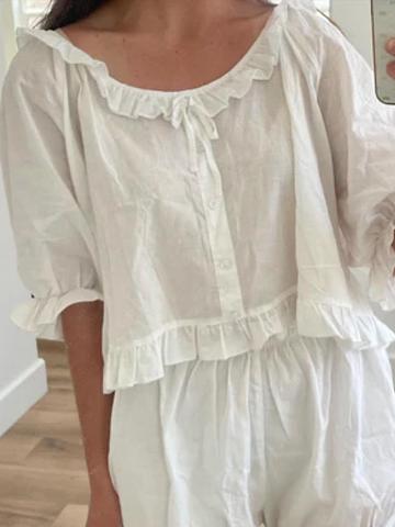 Ruffle blouse