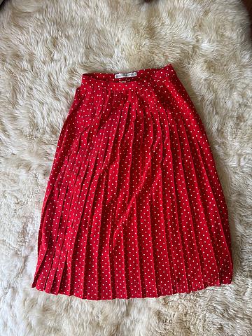 1980s Josephine Chaus Polka Dot Skirt