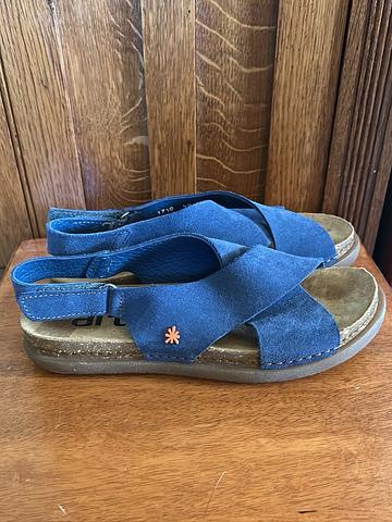 Art Company Blue Suede Sandals