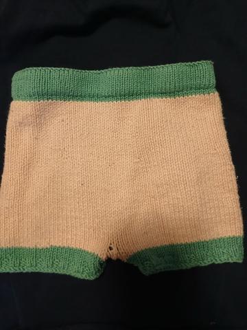 Hand knit shorts