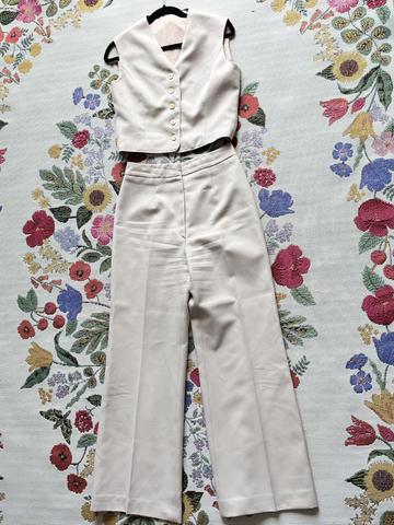 Vest and Highwaisted Trouser Set