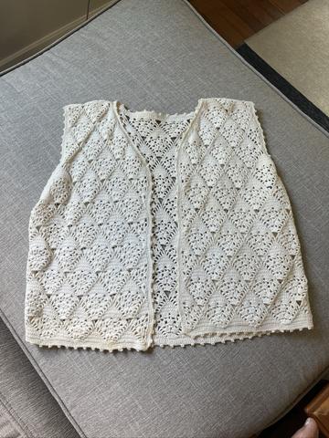 Crocheted vest