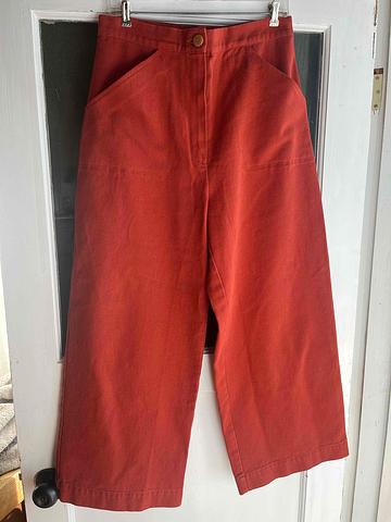 Wide leg trousers