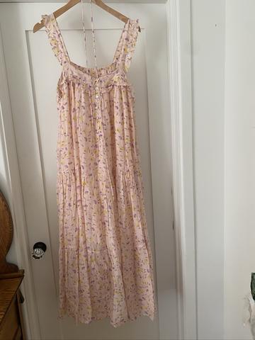 Women’s butterfly dress in silk cotton