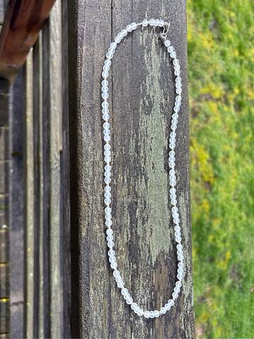 Selenite necklace