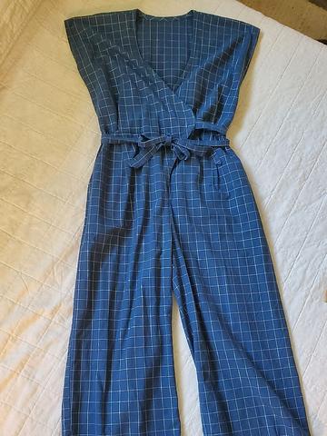 Lurex check zadie jumpsuit