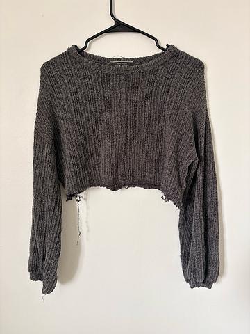 Cropped Knit Sweater