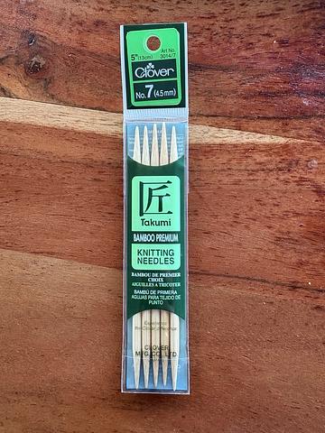 Clover 4.5mm/US7 DPNs