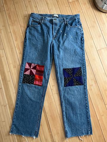 Patchwork denim