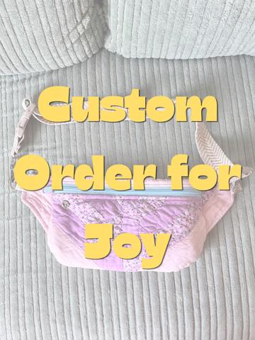 Custom Order: Skill Swap: Quilted Fanny Pack