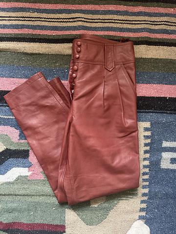 Lamb Leather Pants