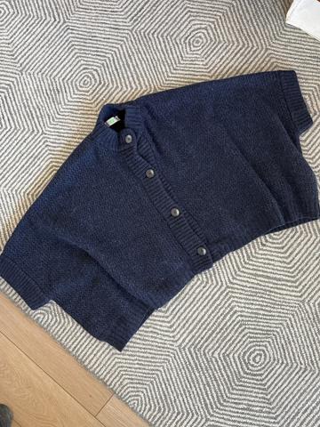 Heavy cozy cape sweater