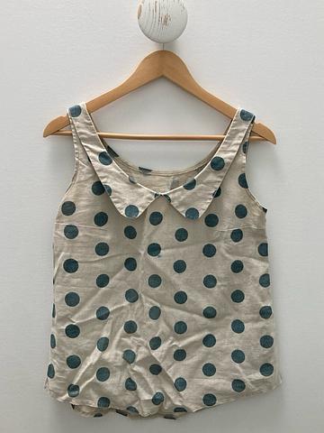 Polka dot blouse