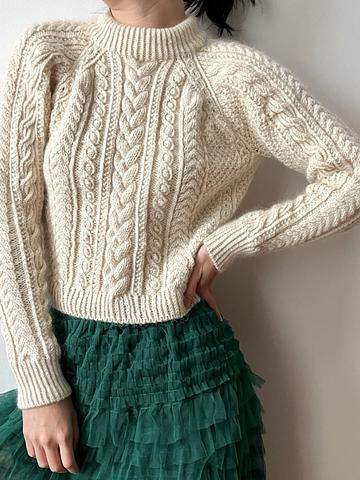 Arctic Lights Sweater (Cropped)
