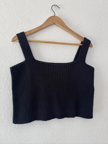 Square knit tank