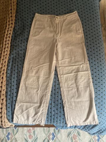 buckle back trousers