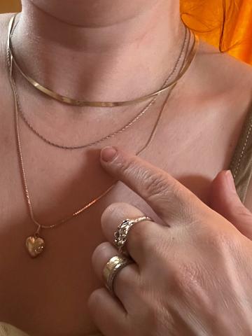 10k White Gold Chain
