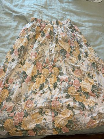 floral skirt