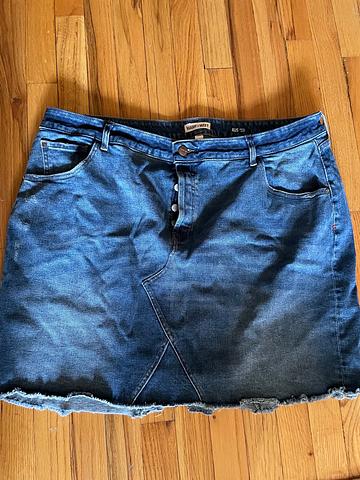 Warp & weft austin blue jeans skirt