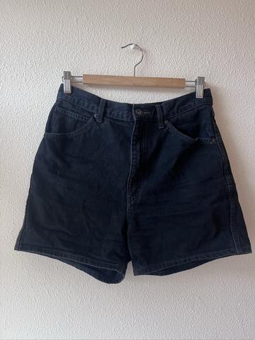 Black high waist shorts