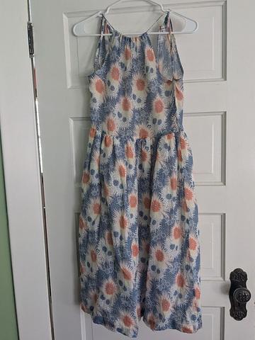 Tie halter sundress