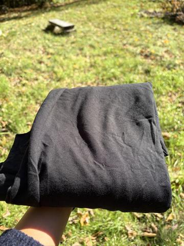 black cotton spandex jersey