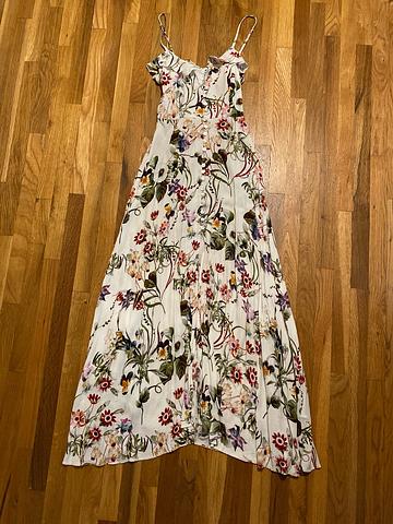 White floral summer dress