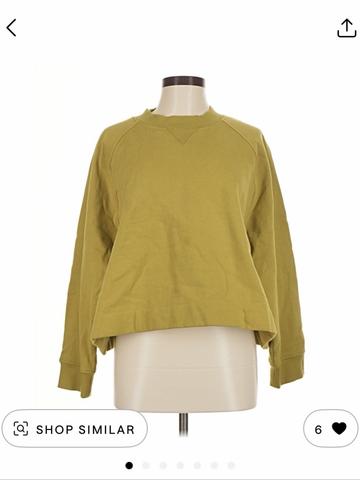 Cropped sweatshirt