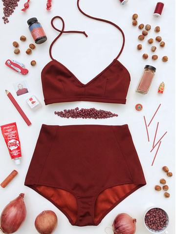 Stringy Two Piece Swimsuit