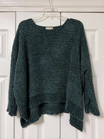 oversized green flying squirrel  sweater