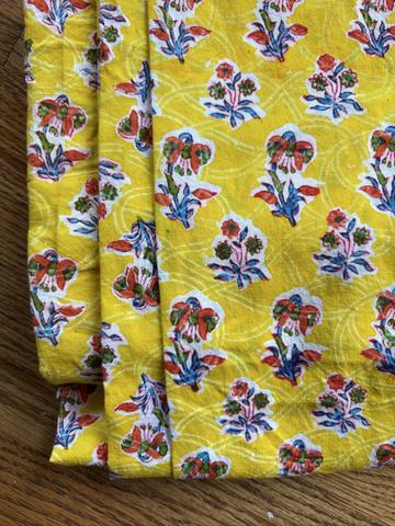 Block Print lightweight Cotton 3yd
