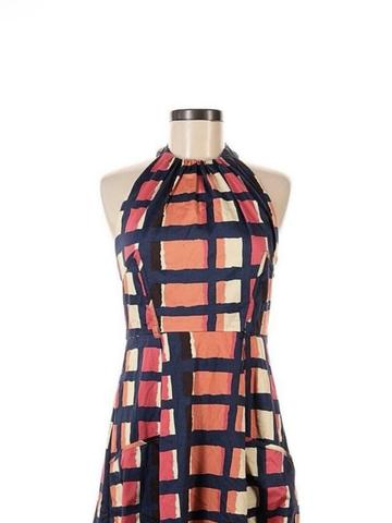 Halter A-line Low Back Dress