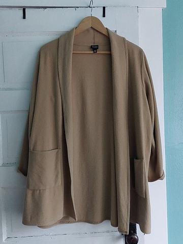 Tan wool overcoat