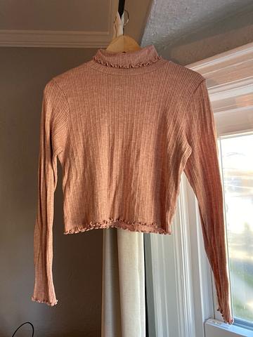 Cropped Turtleneck