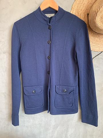 Navy italian merino wool sweater