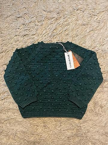 Misha & Puff - Crochet Joya Top - Lucky Sweater