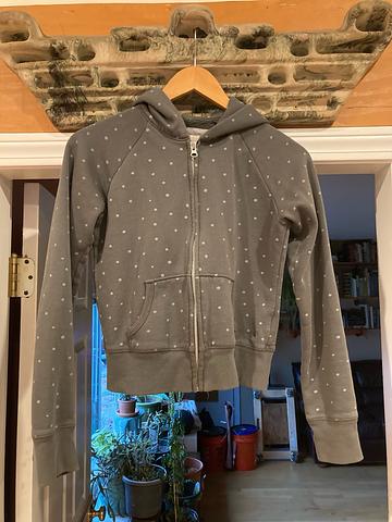 Vintage aerie polka dot hoodie