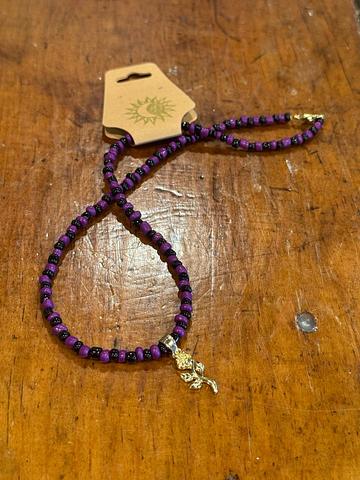 Rose charm necklace
