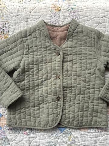 Reversible quilted jacket