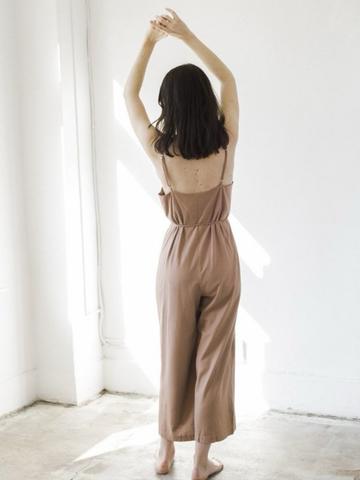Silk Noil Cypress Playsuit