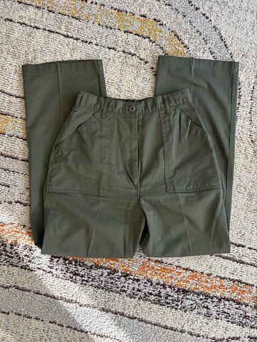 Green Military Fatigues