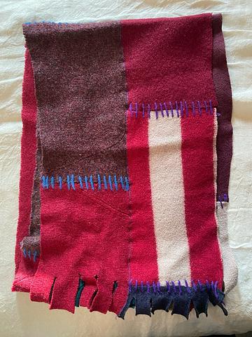 OOAK Recycled Wool Scarf