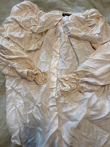 Romantic silk top