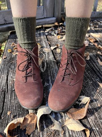 brown suede booties