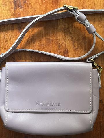 Portland Leather Medium Metro Lavender Crossbody