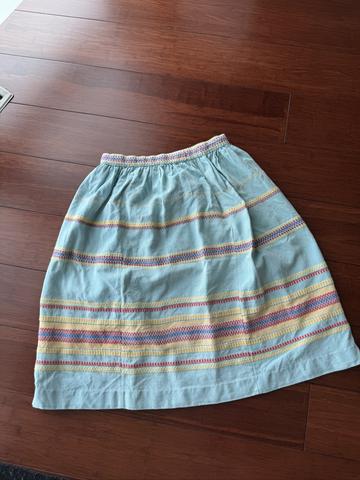Handwoven cotton skirt