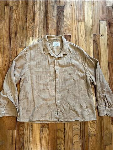 Crosshatch button down shirt
