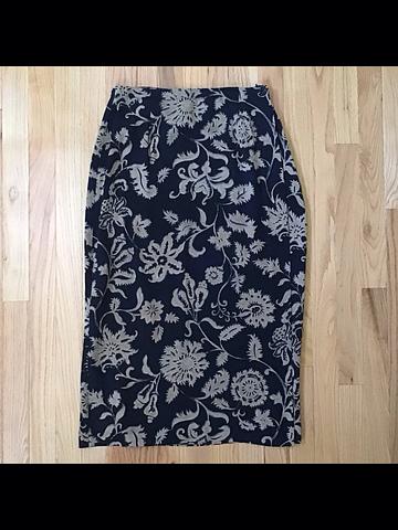 Vintage 90s Jones New York Silk Floral Maxi Wrap Skirt (moms closet clean-out)